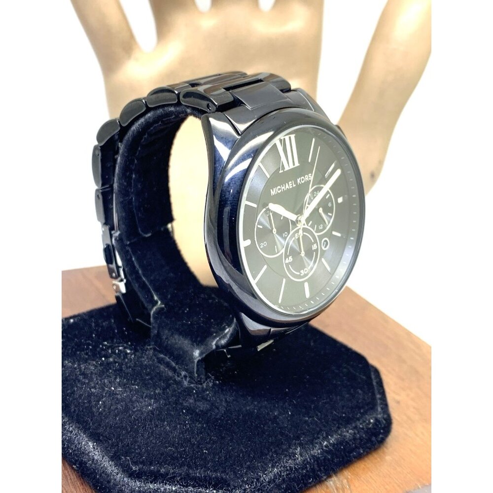 Michael Kors Men's Watch MK8993 Quartz Chronograph Black Dial Stainless Steel - Picture 15 of 15